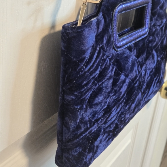 INC Velvet Blue Clutch Crossbody - Picture 10 of 15